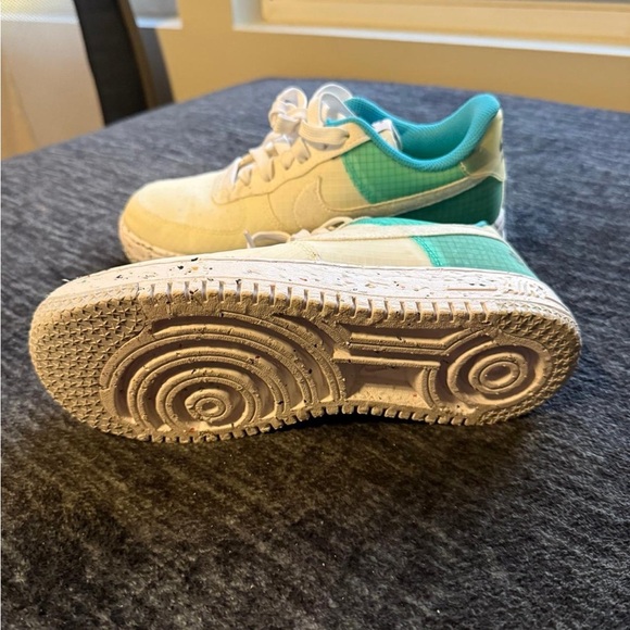 Nike Air Force 1 Low Crater M2Z2 Low-Top with Teal Collar(worn 2x) - Picture 4 of 5